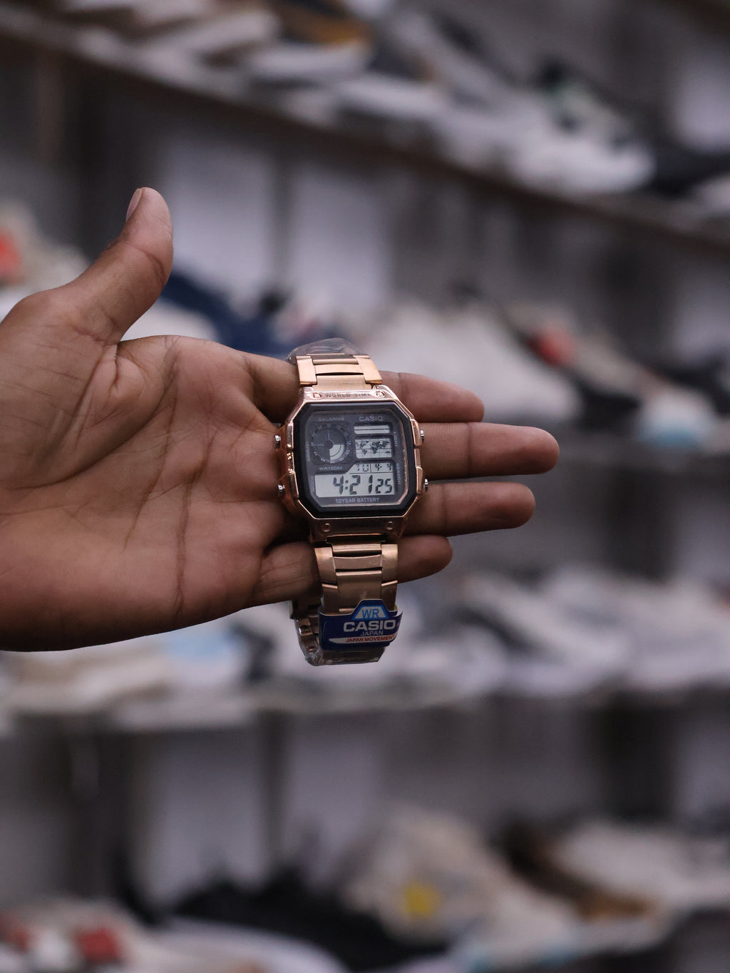 Casio Vintage Rose Gold Digital Watch – Product Description