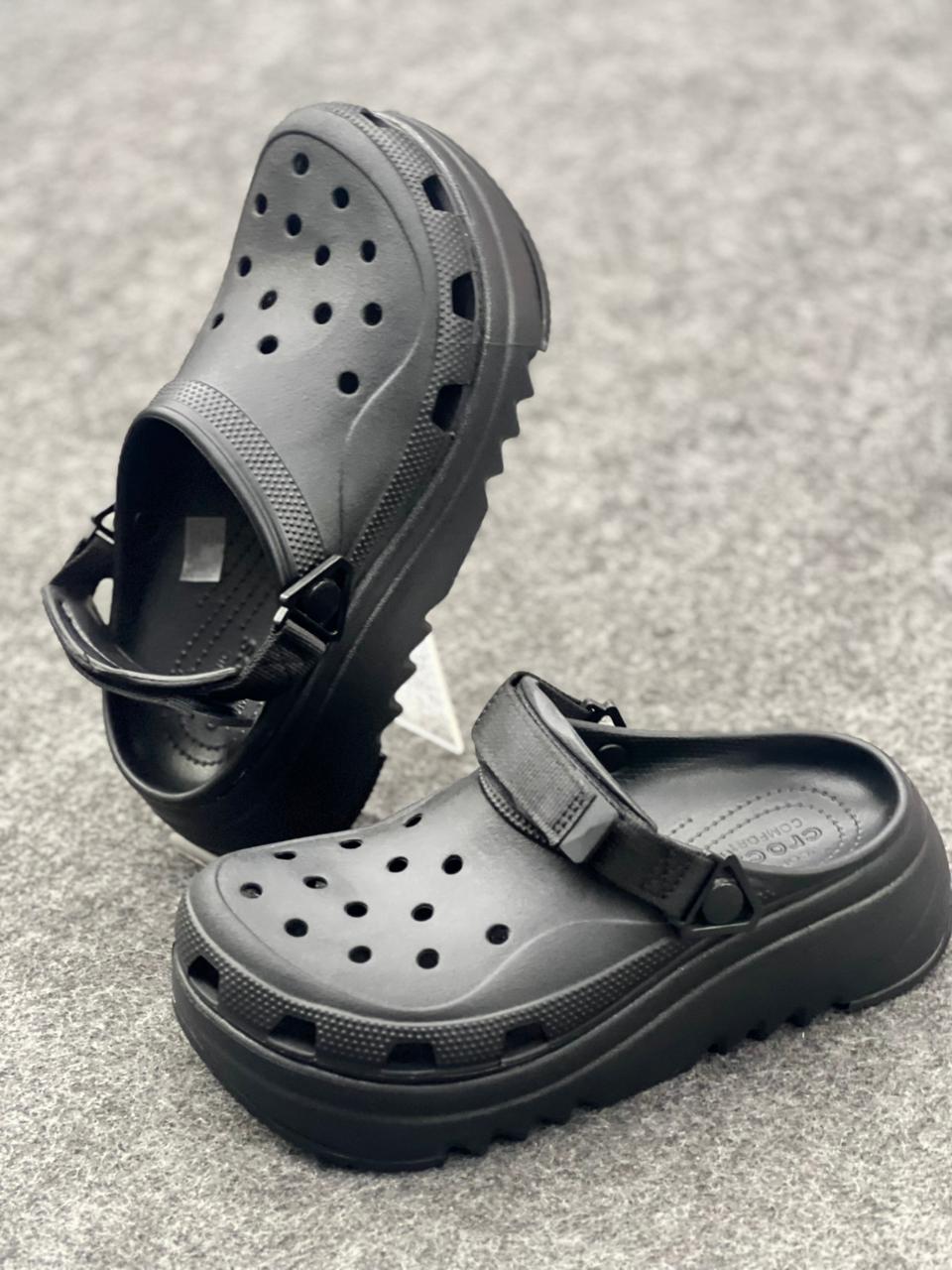 Crocs Classic Hiker Clog – Triple Black