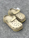 Crocs Classic Hiker Clog – Khaki / Lemon