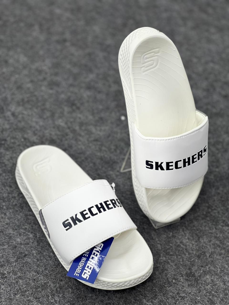 Effortless Comfort: Skechers Pop Ups - Clean Classic Slides