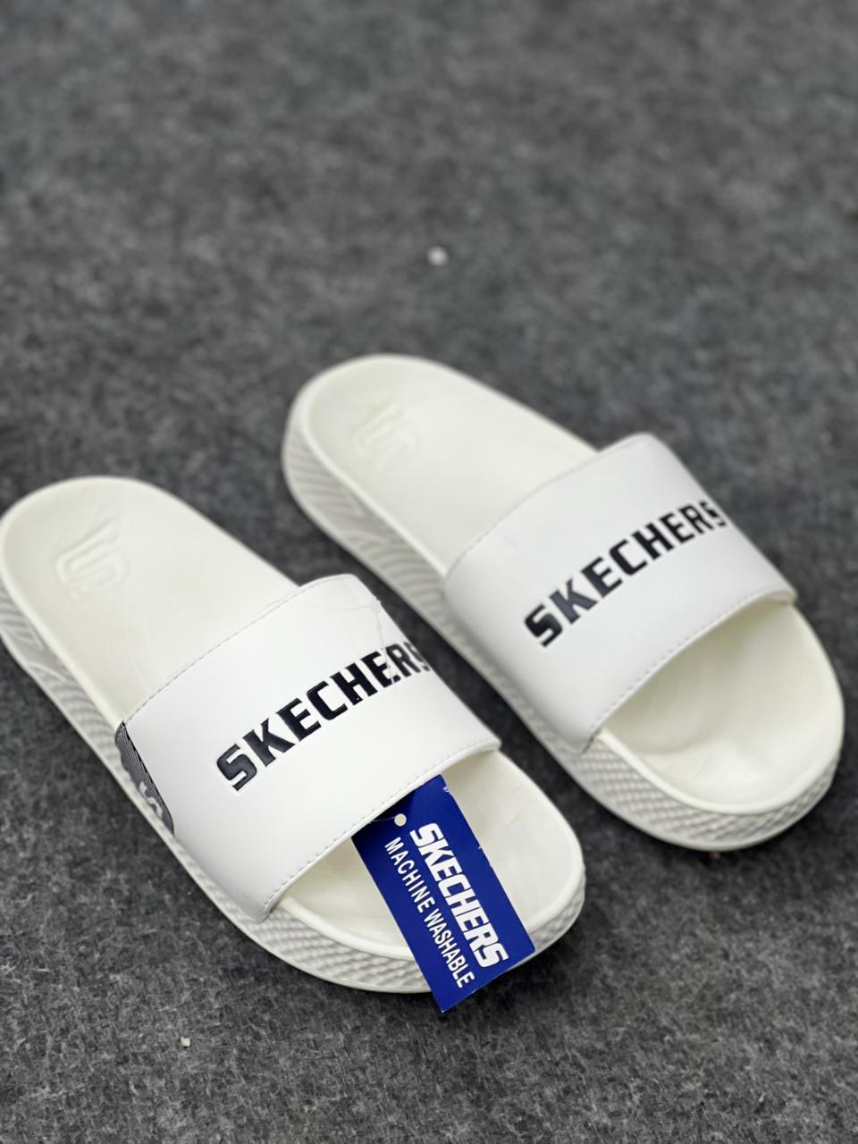 Effortless Comfort: Skechers Pop Ups - Clean Classic Slides