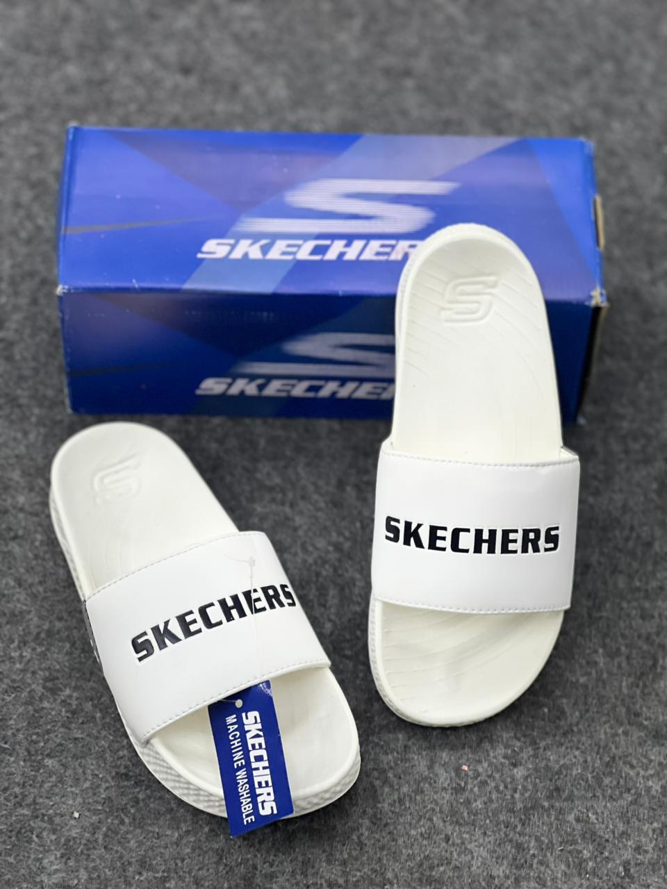 Effortless Comfort: Skechers Pop Ups - Clean Classic Slides