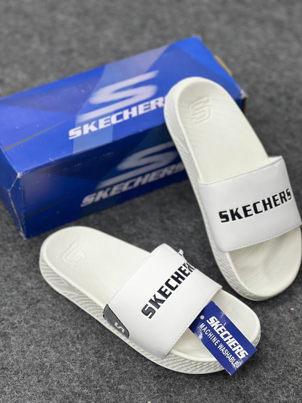 Effortless Comfort: Skechers Pop Ups - Clean Classic Slides