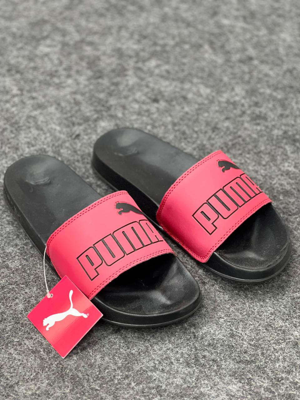 Modern Comfort: PUMA Popcat 20 Slides in Grey & White