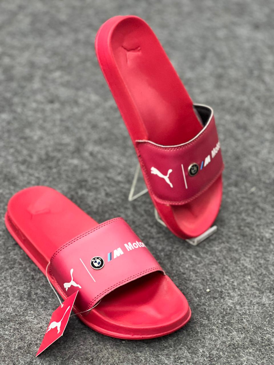 Puma x BMW M Motorsport Leadcat Slides – Red