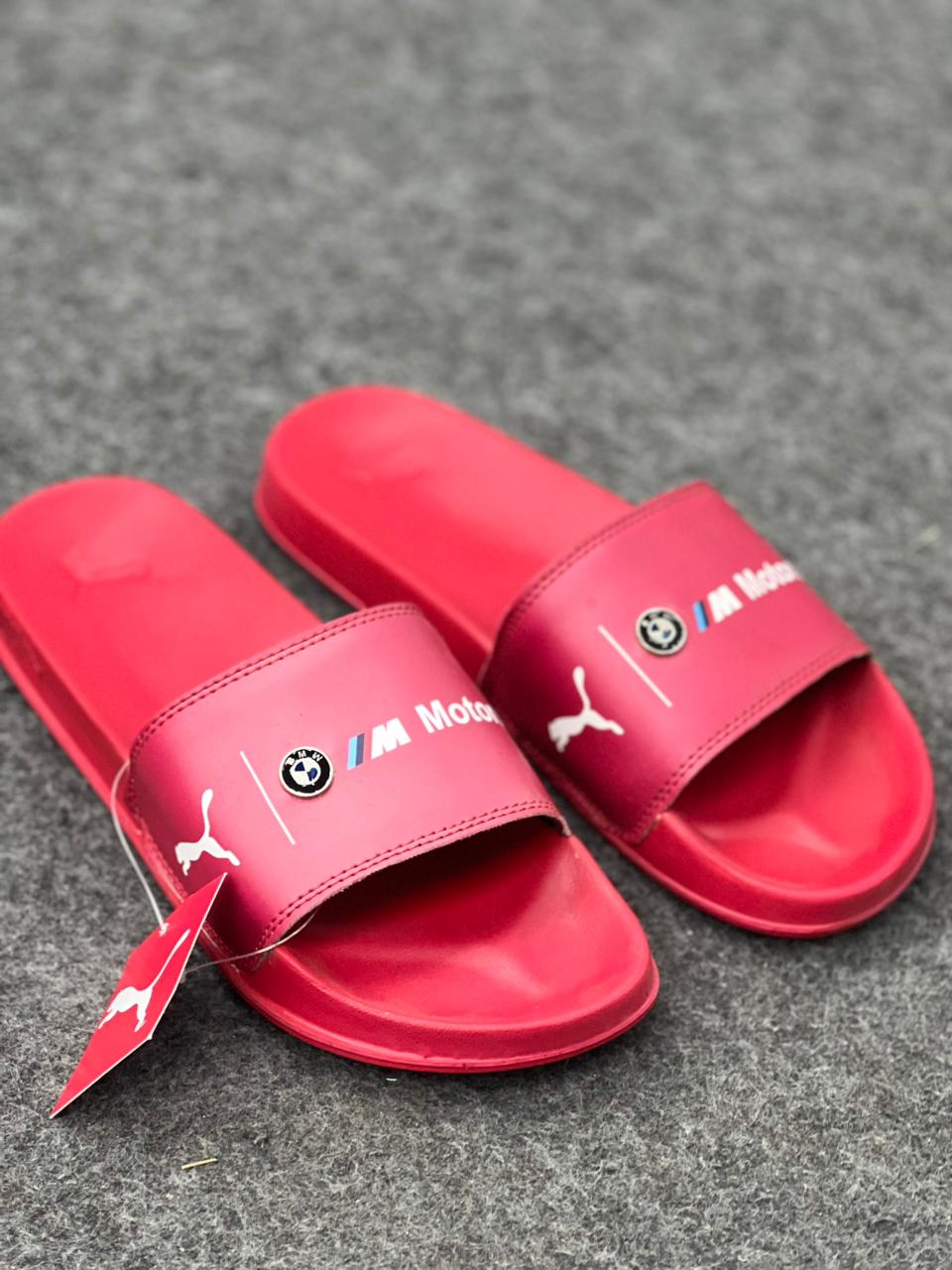 Puma x BMW M Motorsport Leadcat Slides – Red