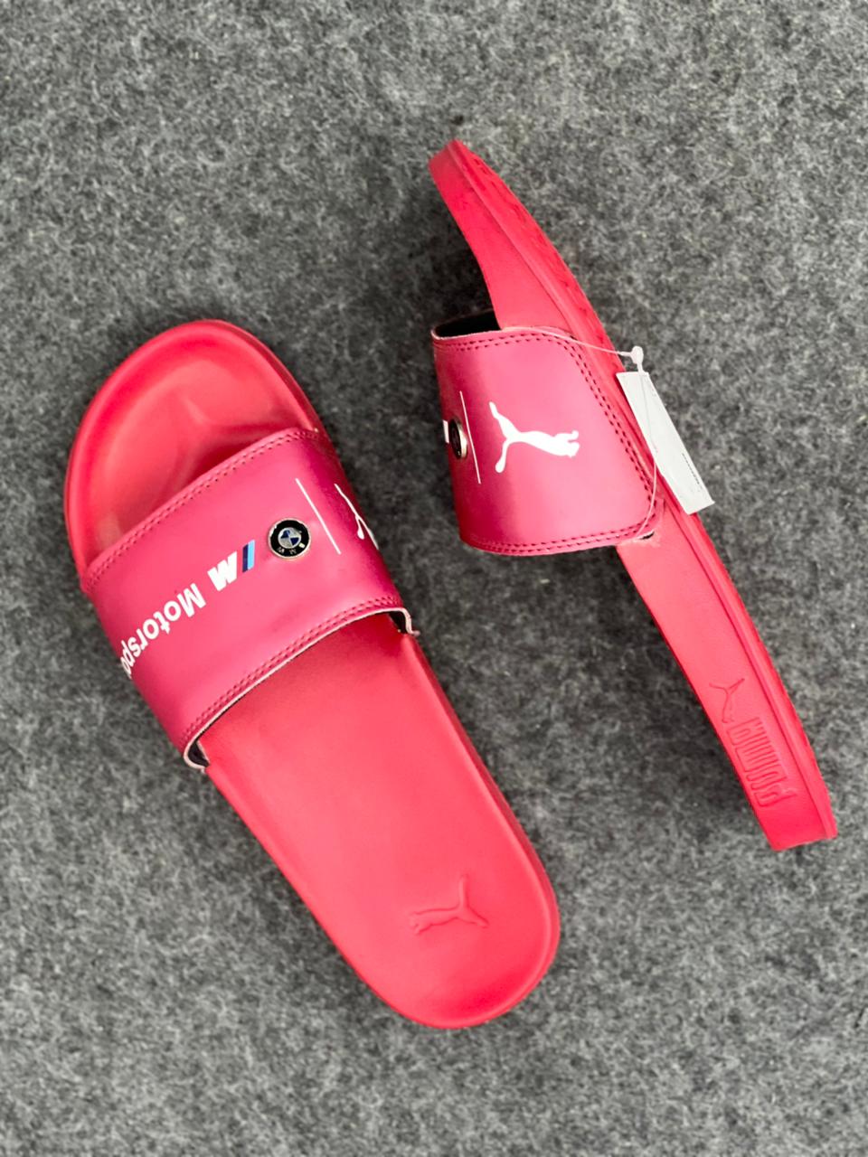 Puma x BMW M Motorsport Leadcat Slides – Red