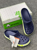 Crocs Bayaband Clog – Navy & Neon Green