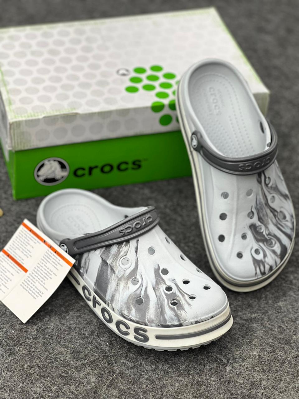 Crocs Bayaband Marbled Clog – Atmosphere & Black