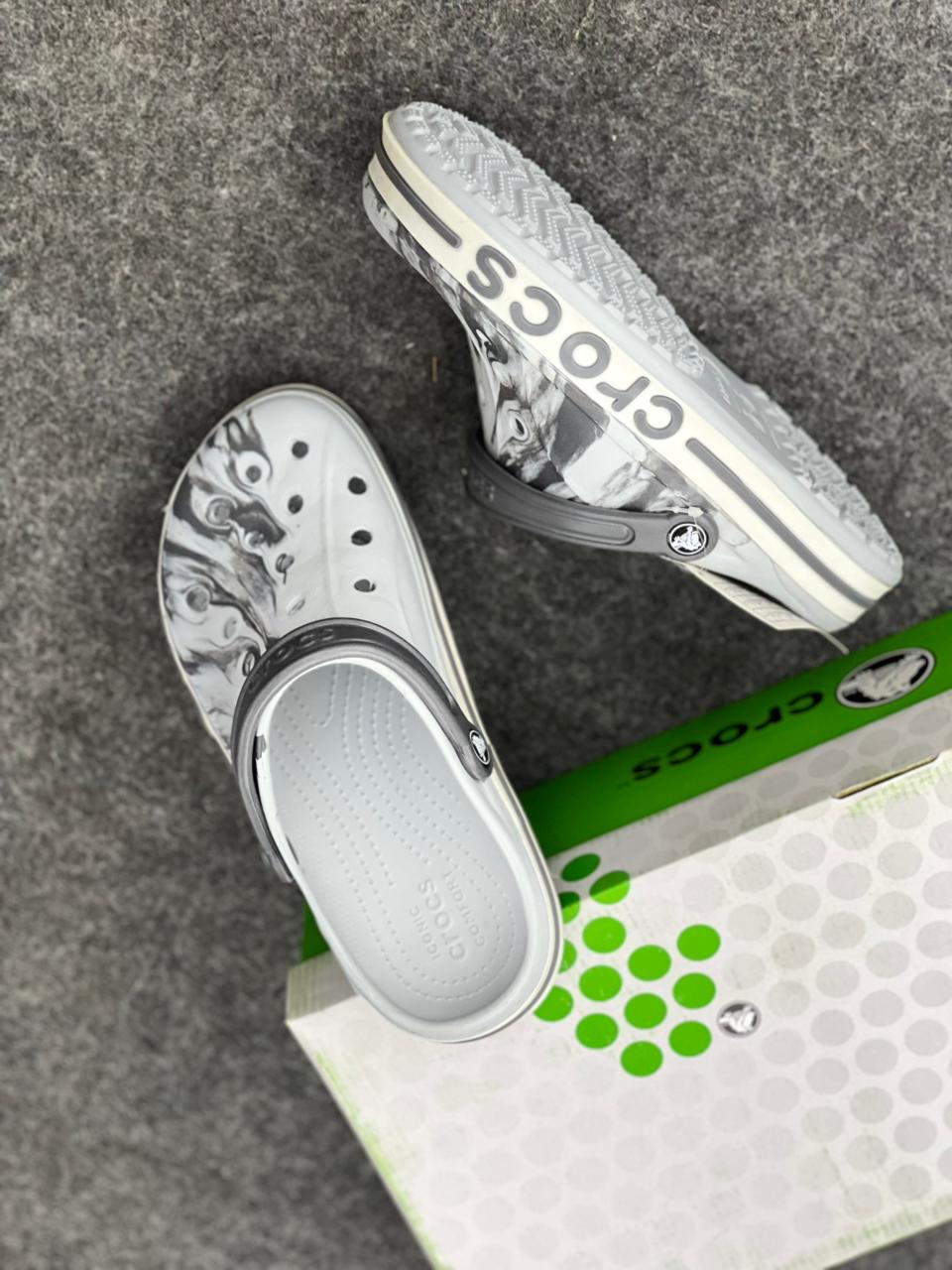 Crocs Bayaband Marbled Clog – Atmosphere & Black