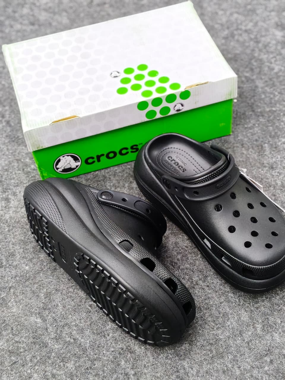 Crocs Classic Crush Clog – Black Stealth