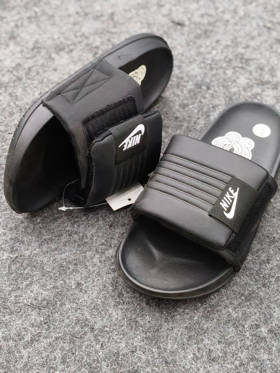 Nike Fanny Pack Slides: Utility Edition (Stealth Black)