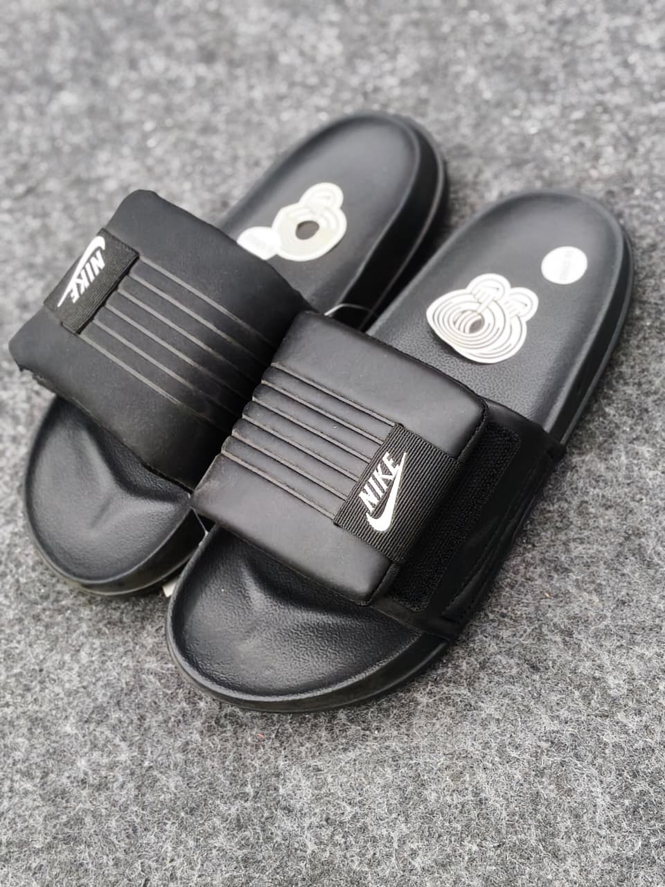 Nike Fanny Pack Slides: Utility Edition (Stealth Black)