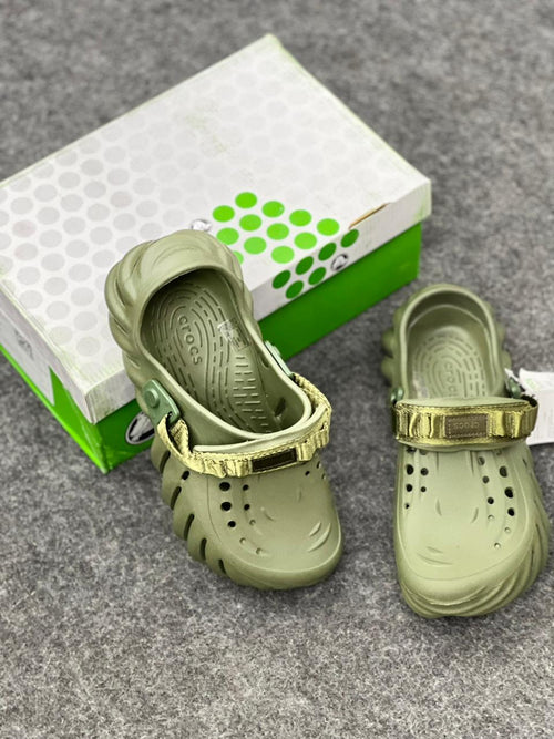: Echo Clog in Olive Green