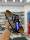 Birkenstock Arizona Suede Leather – Stone Grey