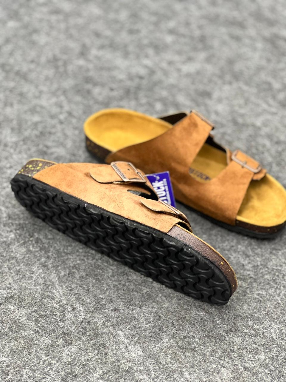 Birkenstock Arizona Suede Leather – Mink/Mocha
