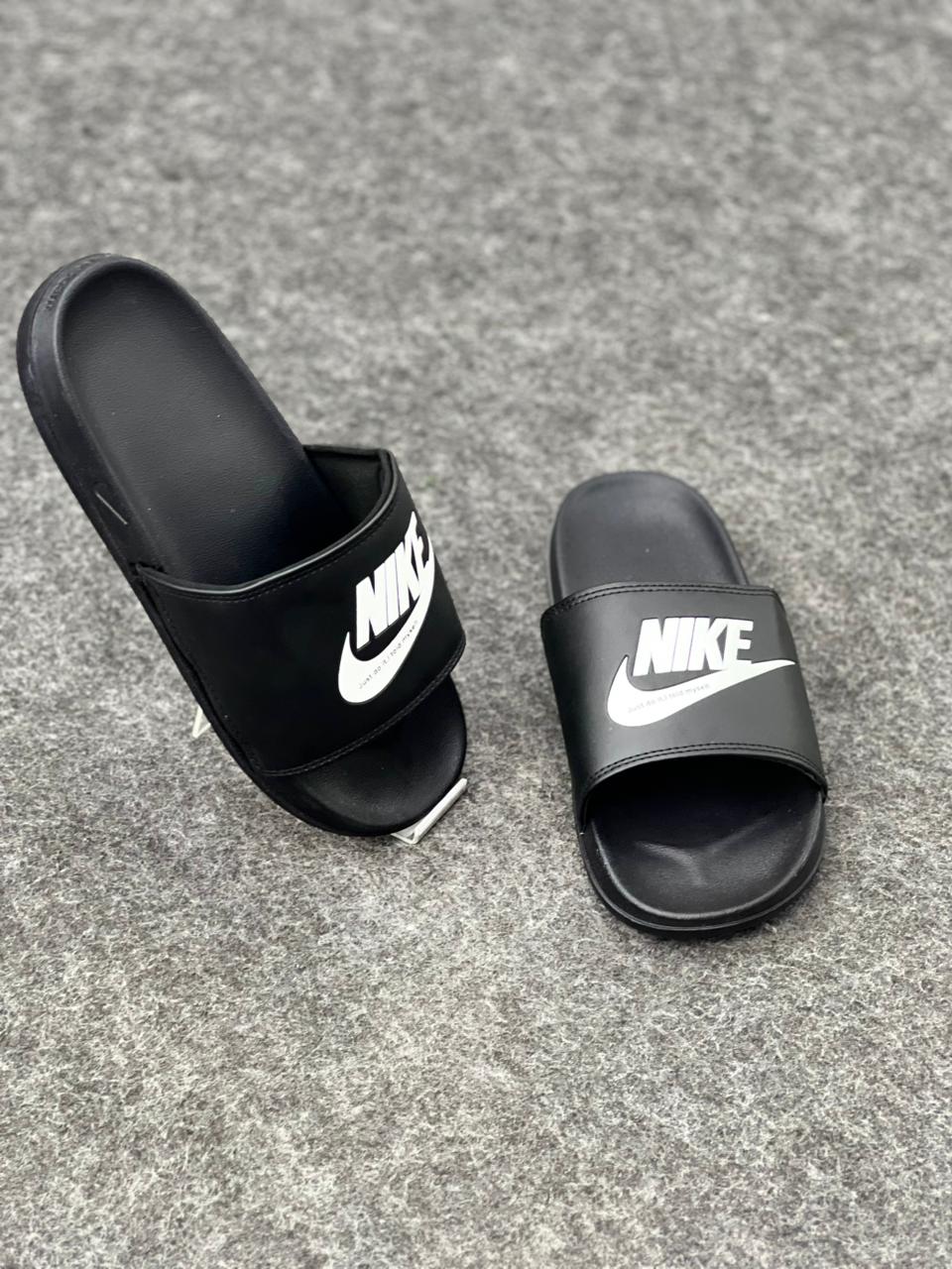Classic Black Nike Slide Sandals