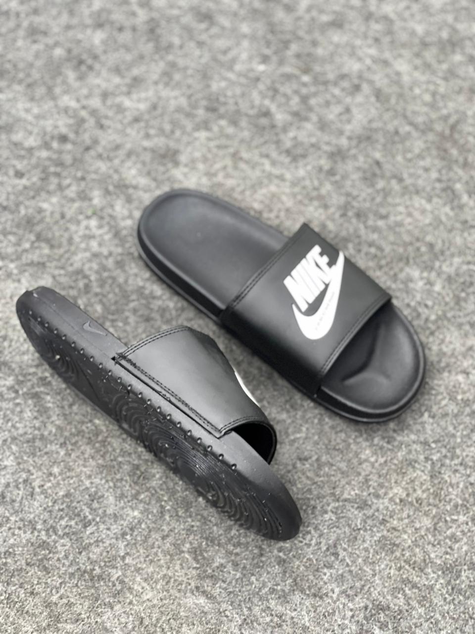 Classic Black Nike Slide Sandals