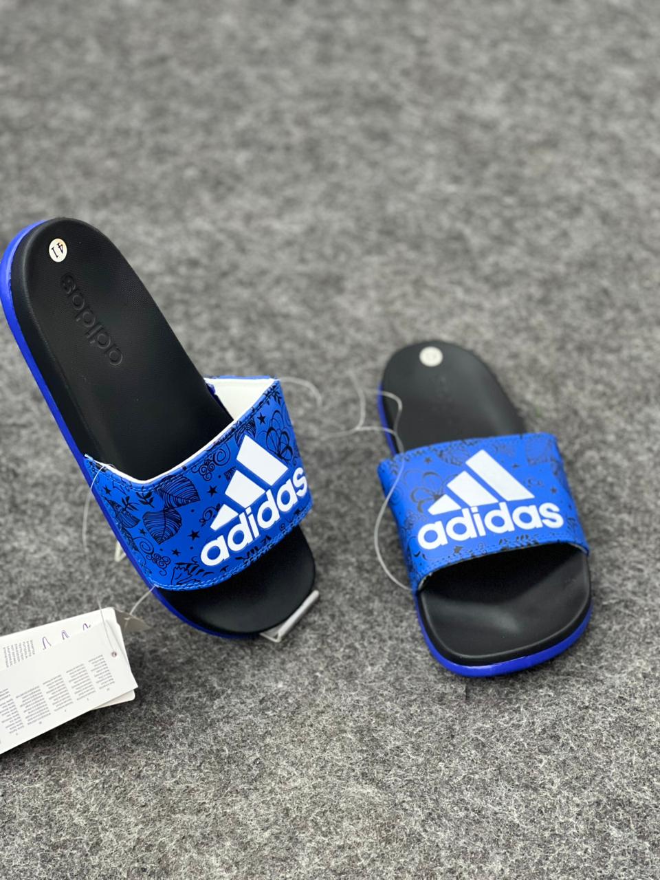 Vibrant Blue Graphic Slides