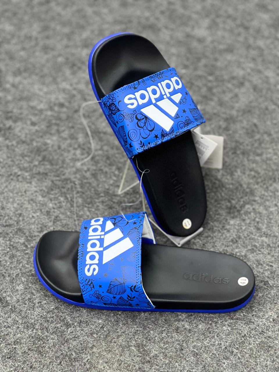 Vibrant Blue Graphic Slides