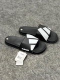 Classic Black & White Sport Slides