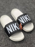 Nike Black & White Comfort Slides – Everyday Casual Essentials