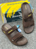 Bonkerz Dual-Strap Adventure Slides – Earth Brown
