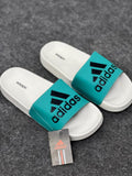 Adidas Aqua White Slides