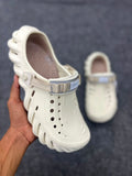Cloud Beige Comfort Clogs with Adjustable Strap