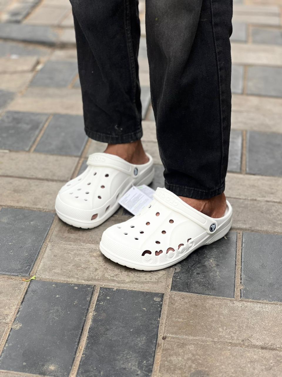 Classic White Comfort Clogs | Lightweight Slip-On Casual Clogs for Men & Women