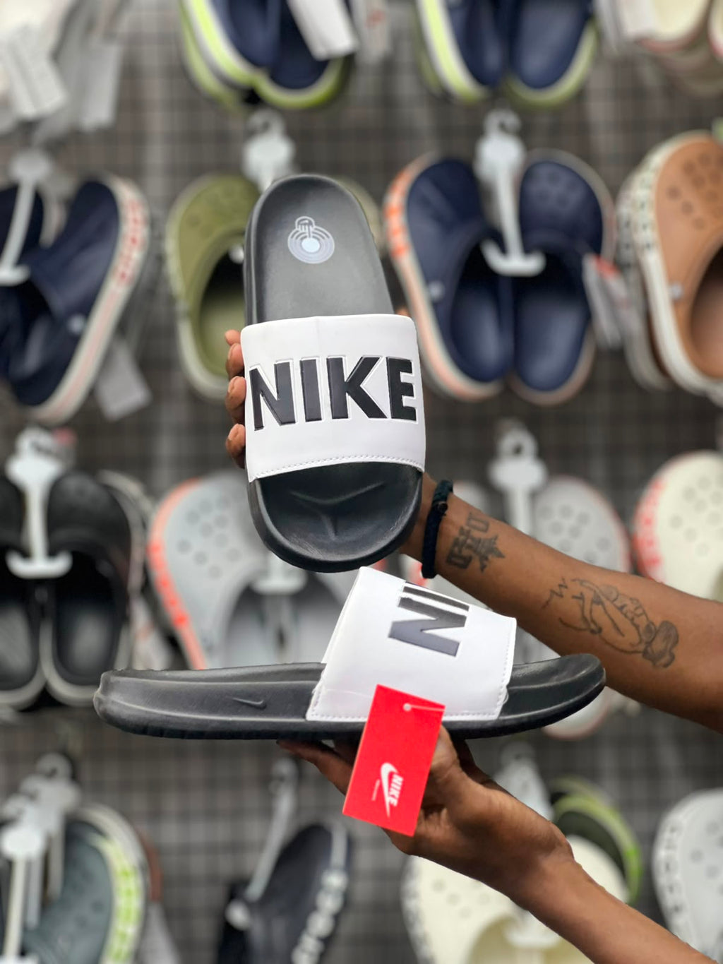 Nike-Inspired Comfort Slide Slippers