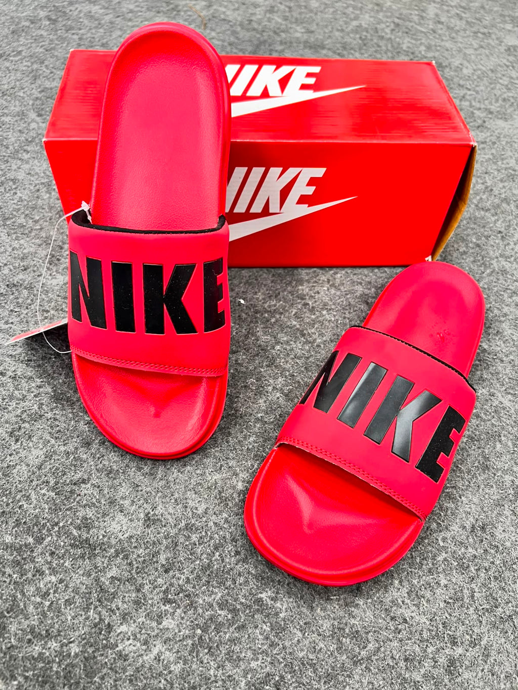 Nike Offcourt Adjust Men's Slides – red / Black