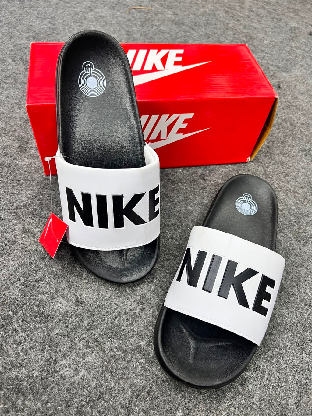 Nike-Inspired Comfort Slide Slippers