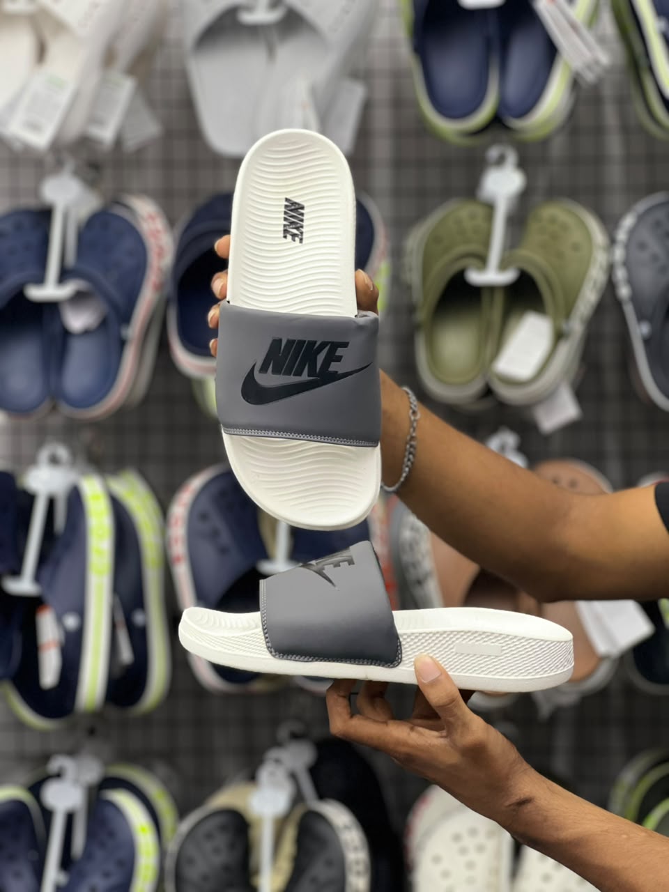 Nike-Inspired Comfort Slide Slippers