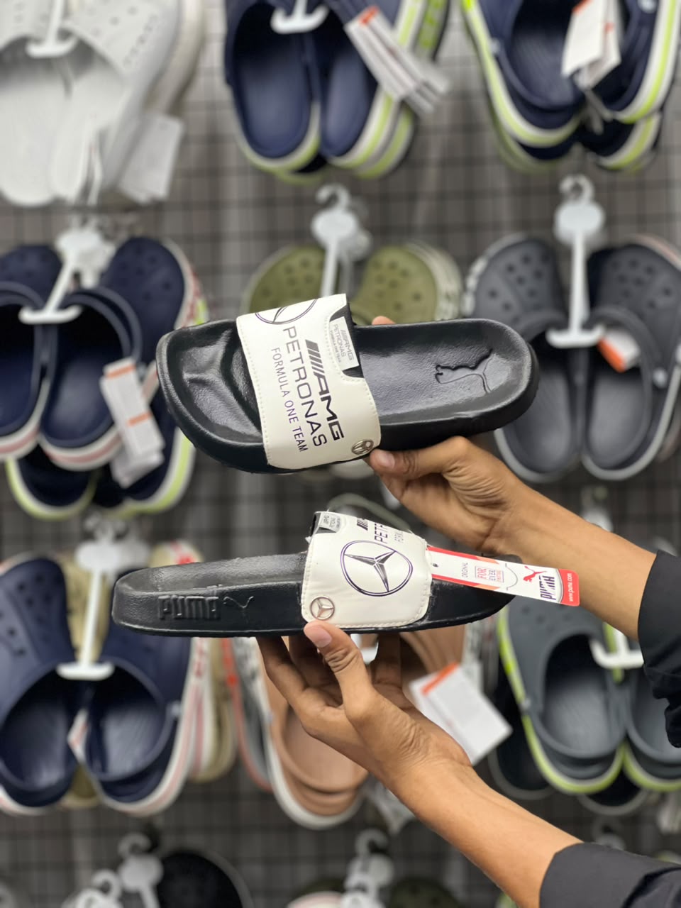 Sport Comfort Slide Sandals – Red & Black