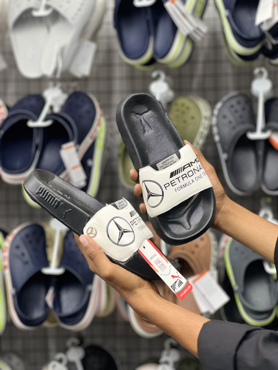 Nike-Inspired Comfort Slide Slippers