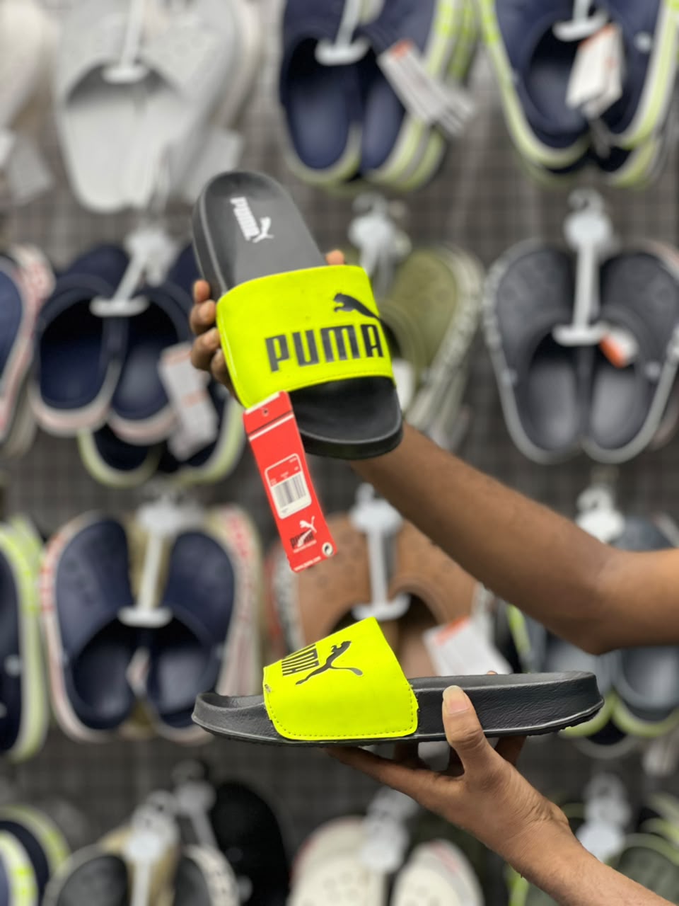 Nike-Inspired Comfort Slide Slippers