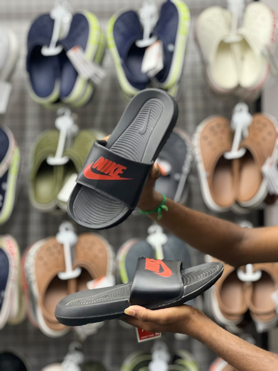 Nike-Inspired Comfort Slide Slippers