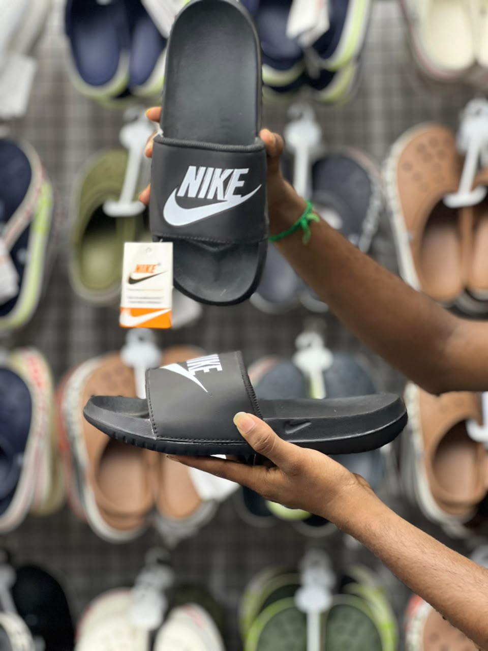 Nike-Inspired Comfort Slide Slippers