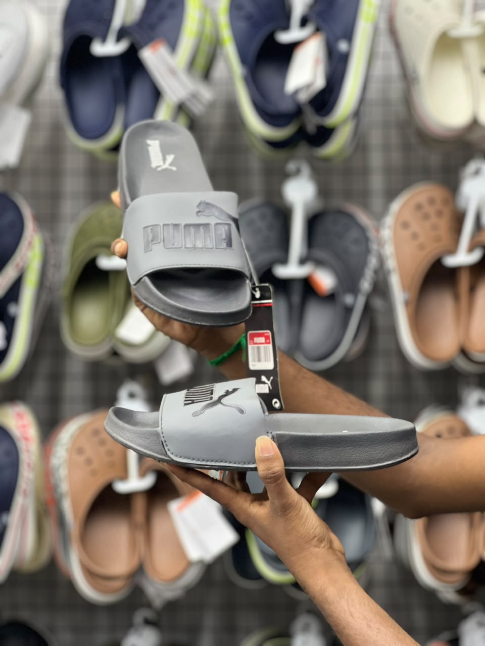 Nike-Inspired Comfort Slide Slippers