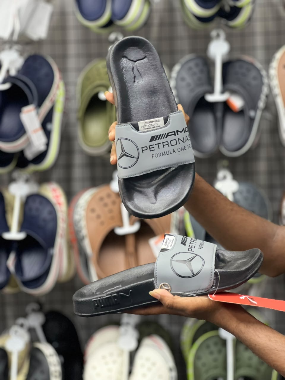 Nike-Inspired Comfort Slide Slippers