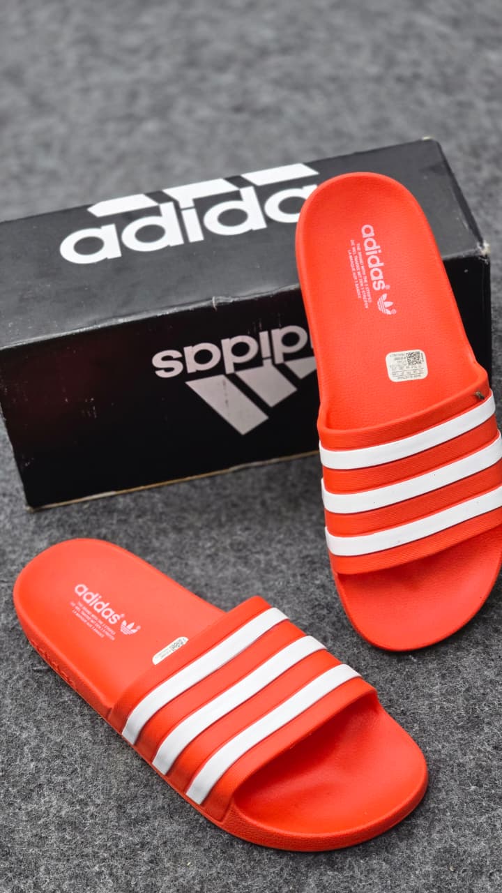 Adidas-Inspired Comfort Slides – Product Description