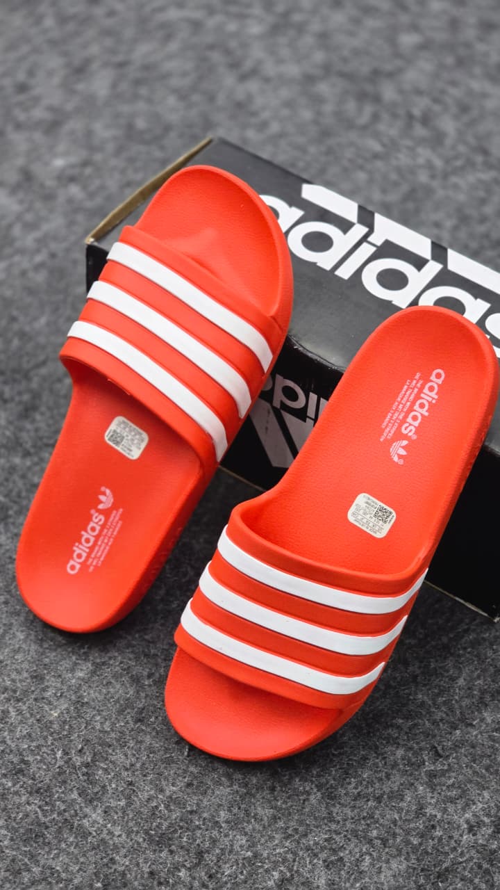 Adidas-Inspired Comfort Slides – Product Description