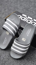 Adidas-Inspired Comfort Slides – Product Description
