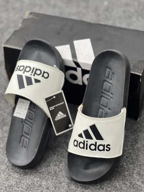 Adidas Offcourt Slides – White / Black
