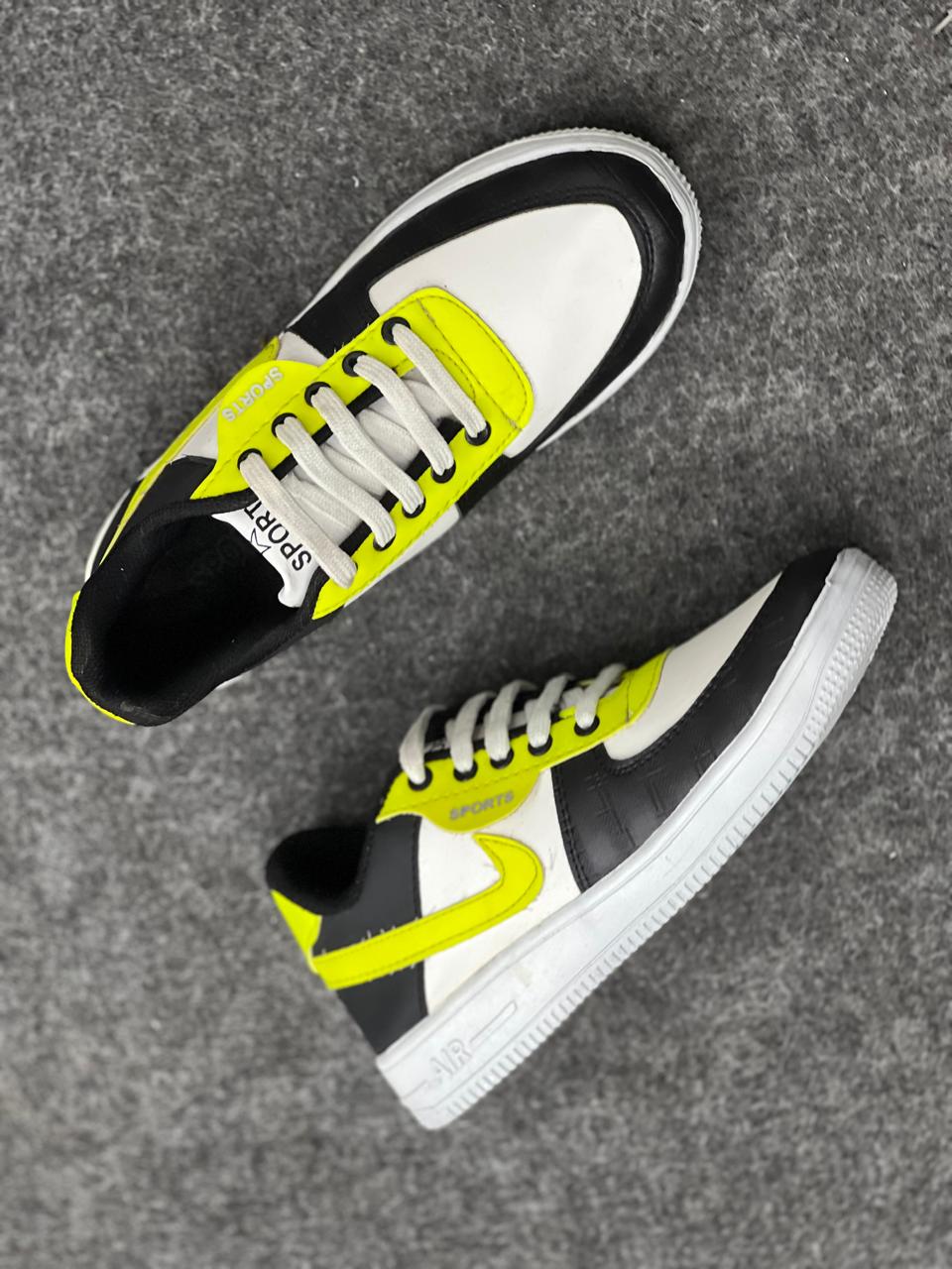 Premium Kids' Fashion Sneakers – Beige & Cream