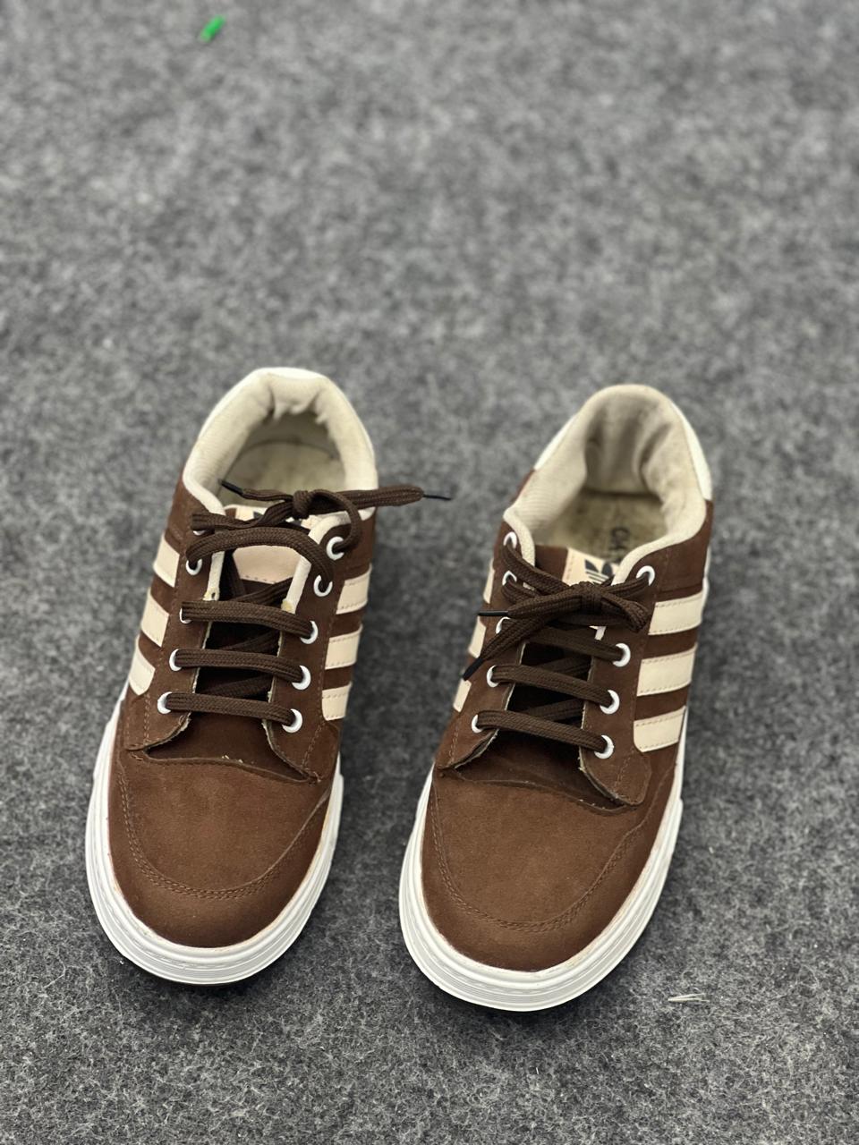 Men's Classic Brown Casual Sneakers