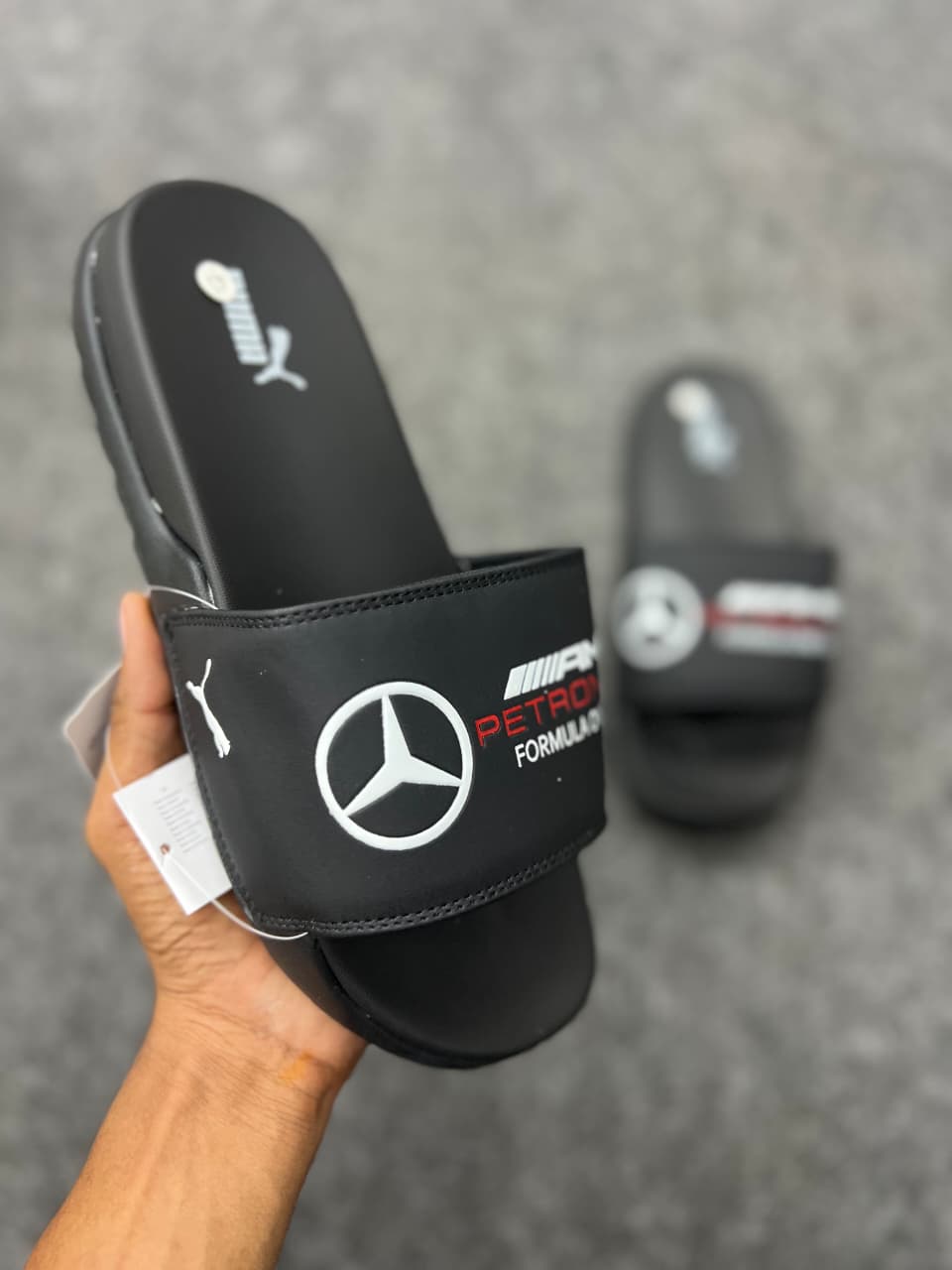 Men's Premium Sports Comfort Slides – Black