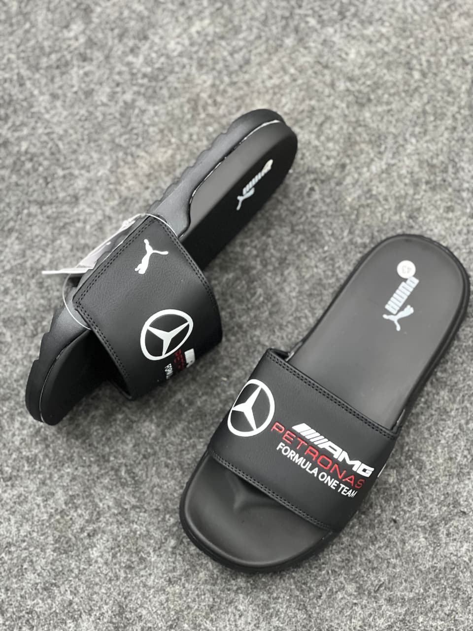 Men's Premium Sports Comfort Slides – Black