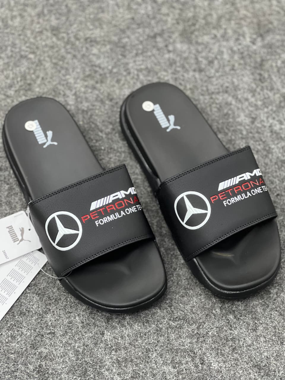 Men's Premium Sports Comfort Slides – Black